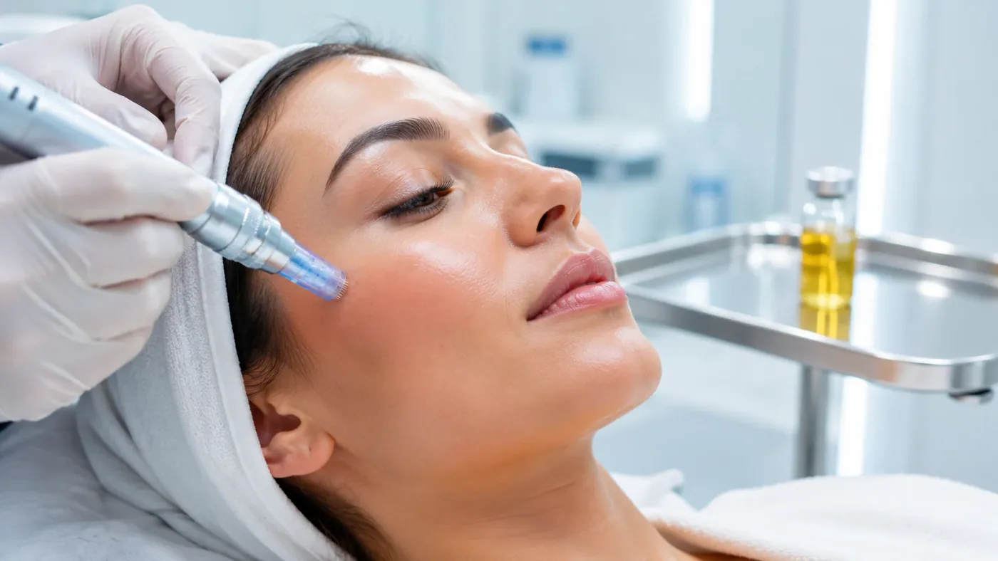 Microneedling with platelet-rich plasma